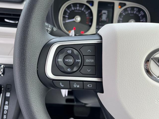 ムーヴキャンバス ストライプスGターボ 届出済未使用車/純正7インチナビ付/全方位カメラ/フルセグTV/LEDライト/スマートアシスト/ホットカップホルダー/ウェルカムオープンドア/運転席・助手席シートヒーター(22枚目)