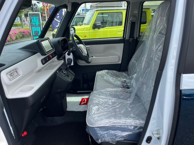 ムーヴキャンバス ストライプスGターボ 届出済未使用車/純正7インチナビ付/全方位カメラ/フルセグTV/LEDライト/スマートアシスト/ホットカップホルダー/ウェルカムオープンドア/運転席・助手席シートヒーター(35枚目)