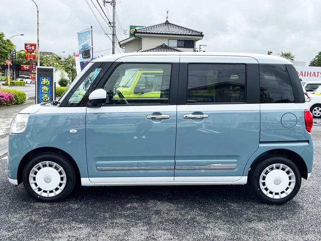 ムーヴキャンバス ストライプスGターボ 届出済未使用車/純正7インチナビ付/全方位カメラ/フルセグTV/LEDライト/スマートアシスト/ホットカップホルダー/ウェルカムオープンドア/運転席・助手席シートヒーター(40枚目)