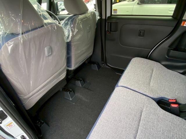 ムーヴキャンバス ストライプスＧターボ　届出済未使用車／純正７インチナビ付／全方位カメラ／フルセグＴＶ／ＬＥＤライト／スマートアシスト／ホットカップホルダー／ウェルカムオープンドア／運転席・助手席シートヒーター（35枚目）