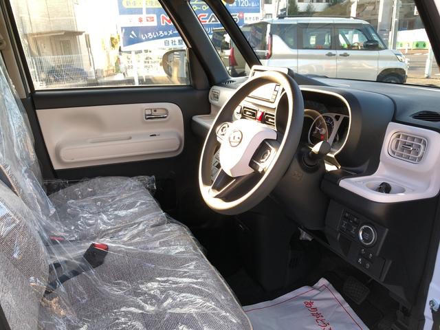 ムーヴキャンバス ストライプスＧターボ　届出済未使用車／純正７インチナビ付／全方位カメラ／フルセグＴＶ／ＬＥＤライト／スマートアシスト／ホットカップホルダー／ウェルカムオープンドア／運転席・助手席シートヒーター（11枚目）