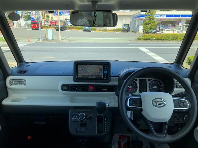 ムーヴキャンバス ストライプスＧターボ　届出済未使用車／純正７インチナビ付／全方位カメラ／フルセグＴＶ／ＬＥＤライト／スマートアシスト／ホットカップホルダー／ウェルカムオープンドア／運転席・助手席シートヒーター（13枚目）