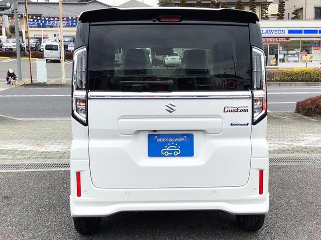 スペーシアカスタム ハイブリッドXSターボ 届出済未使用車/9インチ全方位カメラ付スズキconnectナビ/スズキセーフティーサポート/クルーズコントロール/LEDヘッドライト/LEDルームライト/後席オットマン/運転席・助手席シートヒーター(44枚目)