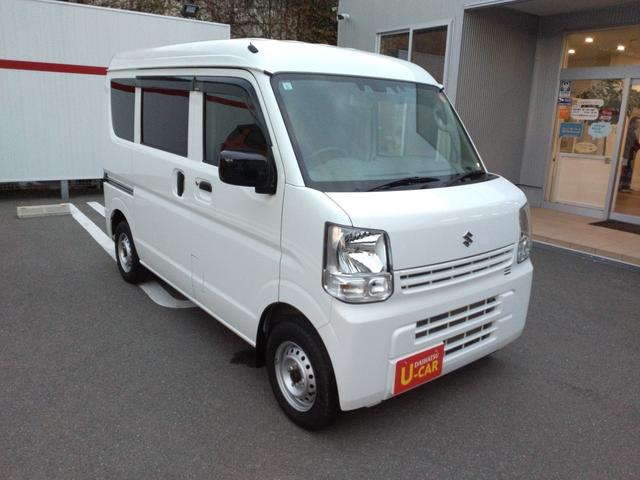 エブリイ PA 社外ナビ(フルセグTV・Bluetooth)・衝突軽減ブレーキ・バックモニター・ドライブレコーダー・オートライト・ワンオーナー車・記録簿有(6枚目)