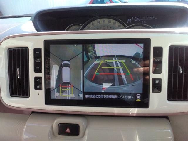 ムーヴキャンバス Ｇメイクアップリミテッド　ＳＡＩＩＩ　純正ナビ（フルセグＴＶ・Ｂｌｕｅｔｏｏｔｈ）・パノラマモニター・ＥＴＣ・両側電動スライドドア・衝突軽減ブレーキ・ＬＥＤヘッドランプ・スマートキー＆プッシュスタート・ワンオーナー車（13枚目）