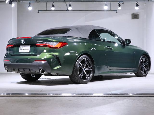 4シリーズ 420iカブリオレ Mスポーツ 黒革 コンフォートP ベンチレーション アンソラジットシルバーエフェクトソフトトップ アッシュグレーブラウンファインウッドトリム 18AW ワイヤレスチャージ無 コンフォートアクセスデジタルキー無(9枚目)