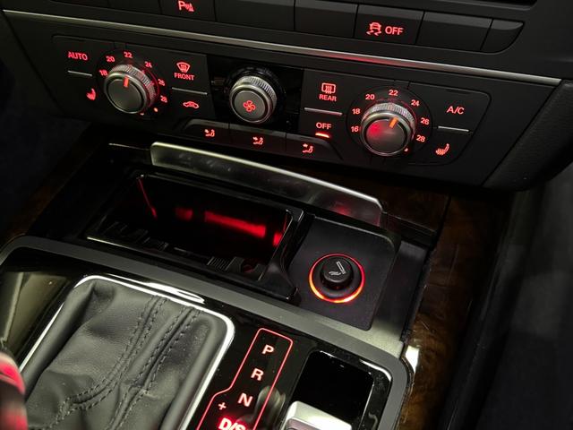 Ａ６ ２．０ＴＦＳＩクワトロ　１オーナー　アシスタンスパッケージ　２０インチアルミ　ブラックレザーシート　ＬＥＤライト　ＢＯＳＥ　ナビ地デジ　バックカメラ　ＥＴＣ　前後コーナーセンサー　パワーシート　ヒーター　後期　６か月保証付き（34枚目）