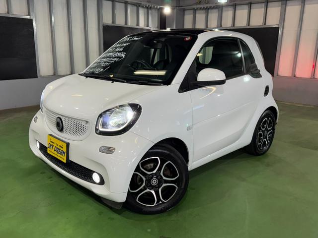 スマートフォーツークーペ ターボ パノラミックガラスルーフ 社外ナビ TV バックカメラ LEDライト 車間距離警告 ブラックレザーシート シートヒーター バックソナー オートクルーズコントロール ETC タコメーター 6か月保証付き(5枚目)