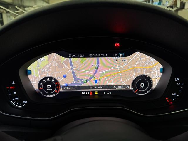 A4 40TFSIスポーツ アダプティブクルーズコントロール ブラックレザーシート パワーシート 4席ヒーター LEDライト パーキングアシスト ナビ地デジ 全方位カメラ ドライブセレクト バーチャルコックピット 6か月保証付き(15枚目)