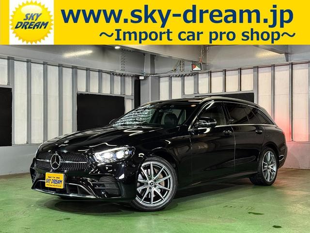 Eクラスステーションワゴン E300 ステーションワゴン スポーツ 1オーナー パノラマサンルーフ レーダーセーフティPKG レザーシート ヘッドアップディスプレイ ナビ地デジ 全方位カメラ 19AW アップルカープレイ ブルメスター エアバランスP 6か月保証付き(7枚目)