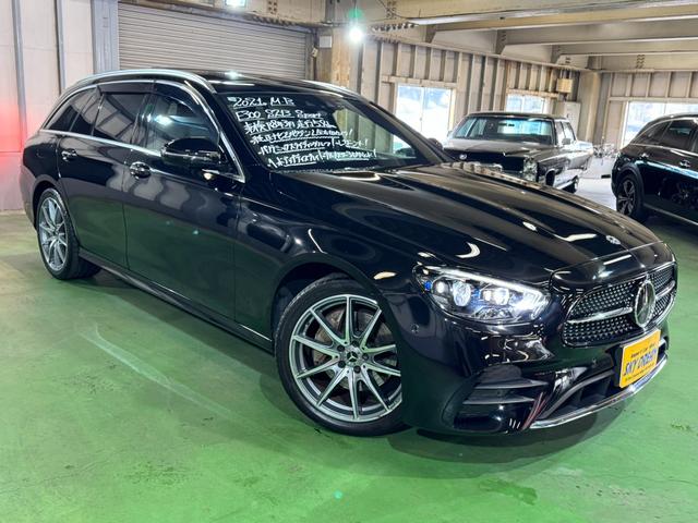 Eクラスステーションワゴン E300 ステーションワゴン スポーツ 1オーナー パノラマサンルーフ レーダーセーフティPKG レザーシート ヘッドアップディスプレイ ナビ地デジ 全方位カメラ 19AW アップルカープレイ ブルメスター エアバランスP 6か月保証付き(12枚目)