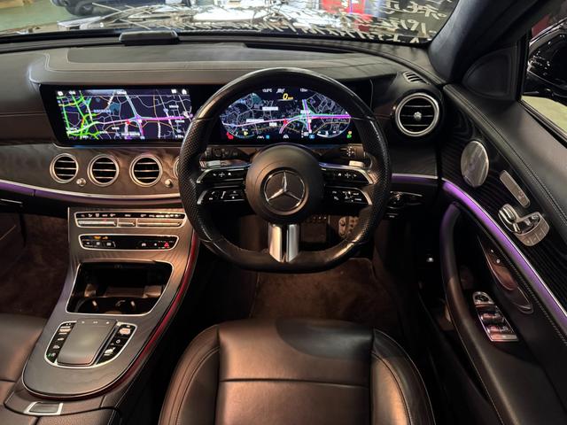 Eクラスステーションワゴン E300 ステーションワゴン スポーツ 1オーナー パノラマサンルーフ レーダーセーフティPKG レザーシート ヘッドアップディスプレイ ナビ地デジ 全方位カメラ 19AW アップルカープレイ ブルメスター エアバランスP 6か月保証付き(55枚目)