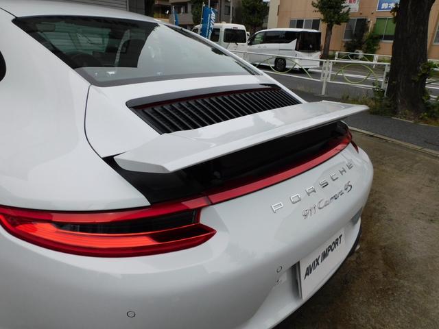 911 911カレラ4S 後期型 7速PDK スポーツクロノPKG 水平対向6気筒ツインターボ 右H正規D車 黒革 Sヒーター PCMナビ BOSE Bカメラ&PAS バイキセノンHL 電動格納ミラー PASM&PTV+ 赤キャリパー 純正20AW(ブラック) 禁煙(24枚目)