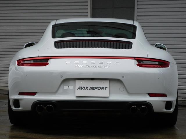 911 911カレラ4S 後期型 7速PDK スポーツクロノPKG 水平対向6気筒ツインターボ 右H正規D車 黒革 Sヒーター PCMナビ BOSE Bカメラ&PAS バイキセノンHL 電動格納ミラー PASM&PTV+ 赤キャリパー 純正20AW(ブラック) 禁煙(28枚目)