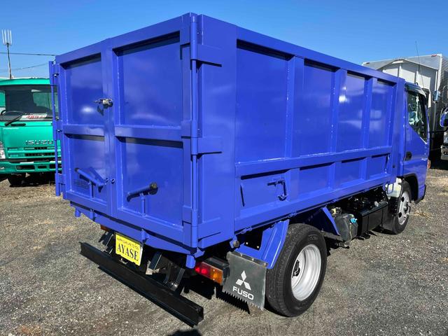 キャンター ３ｔ積み深ダンプ　５速ＭＴ　荷台容積５．４立米　３ｔ積み土砂禁ダンプ　５速ＭＴ　車検Ｒ８年１０月２６日　塗装済み車両　ＥＴＣ付　荷台内寸長３０５幅１６０高１１１ｃｍ　容積５．４立米　リヤ観音開き　車両総重量６１８５キロ（22枚目）