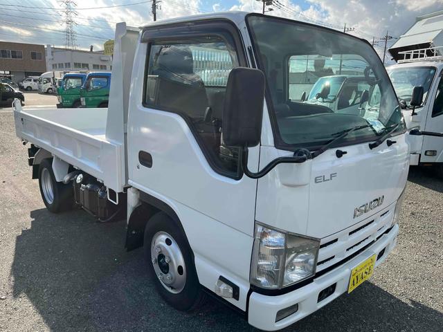 エルフトラック 2t積み全低床ダンプ 5速MT 4ナンバー 全塗装済み 2tダンプ 全低床ボディー 5速MT 4ナンバー車 全塗装済み 荷台極東開発製DD02ー31 荷台内寸長305幅160高32cm リヤ荷台床面地上高85cm 車両総重量4855キロ 5t限定免許対応(21枚目)