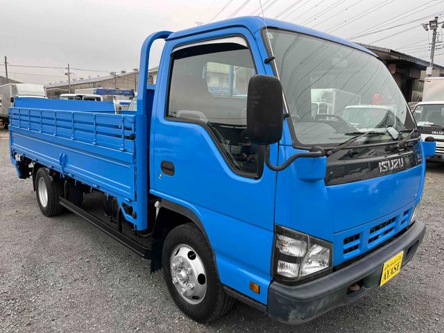 エルフトラック パワーゲート付ワイドロング3t積み平ボディー スムーサーAT ワイドロング3t積み平床ボディー スムーサーAT 車検R8年9月25日 荷台内寸長435幅200高68cm 荷台床面鉄板敷き 左右アオリ上下分割式 楽々ゲート付 新明和製アーム式PG付 タイヤ山7分(21枚目)