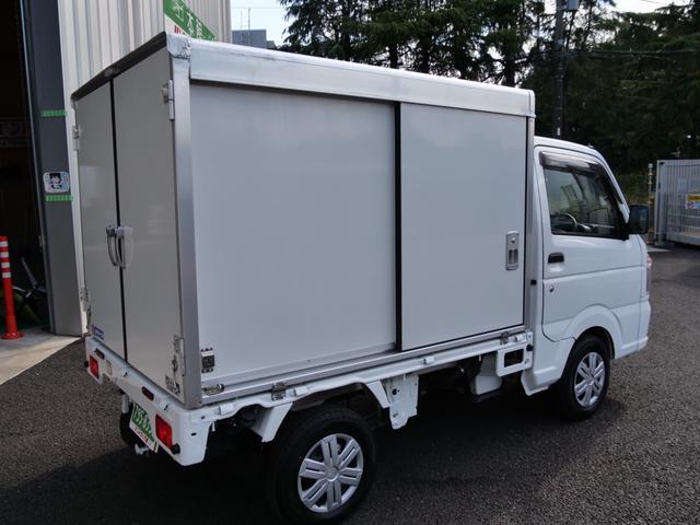 キャリイトラック スズキ 軽貨物車保冷車パネル箱軽トラック 両側スライドドア保冷バン リア観音扉 リア観音扉解除可能９０ ストッパー付 ディスプレイオーディオｂｌｕｅｔｏｏｔｈハンズフリー電話 バックカメラ付 軽オートマの中古車詳細 中古車検索ならkurutown
