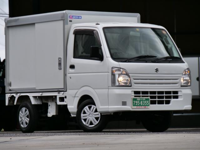 キャリイトラック スズキ 軽貨物車保冷車パネル箱軽トラック 両側スライドドア保冷バン リア観音扉 リア観音扉解除可能９０ ストッパー付 ディスプレイオーディオｂｌｕｅｔｏｏｔｈハンズフリー電話 バックカメラ付 軽オートマの中古車詳細 中古車検索ならkurutown