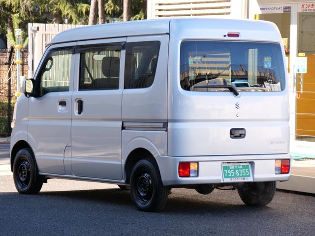 エブリイ ジョイン　キーレス電動格納ミラー黒塗鉄ホイル　軽バン車中泊フルフラットファブリック布地シート　分割可倒式アームレスト付きリヤシート　助手席前倒し長さ２６４ｃｍ長物収納５速オートギアシフト５ＡＧＳオートマ普通免許（67枚目）