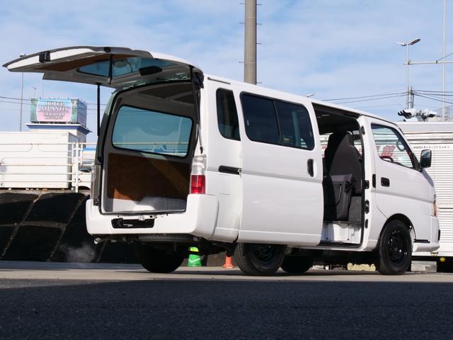 キャラバン ロングＤＸ　５ドア両側スライドドア　ＡＴ６人乗　可倒式リアシートあり　ナビＥＴＣ付Ｂｌｕｅｔｏｏｔｈ　オーディオ　ハンズフリー電話機能　　タイミングベルト無しガソリンエンジン　助手席前倒し時長尺荷物長さ３７５ｃｍ（31枚目）