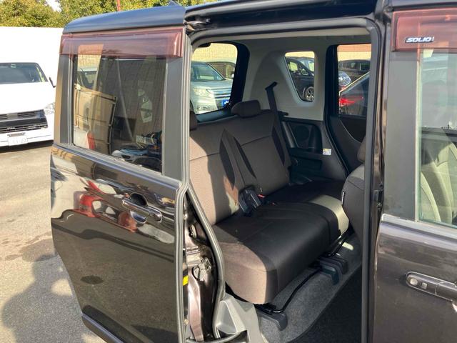 ソリオ Ｓ　アンドロイドモニター１０．３　両側パワースライドドア　バックカメラ　両側電動スライドドア　オートライト　ＨＩＤ　スマートキー　電動格納ミラー　ＣＶＴ　アルミホイール　盗難防止システム　衝突安全ボディ　ＡＢＳ　エアコン　パワーステアリング　パワーウィンドウ（28枚目）