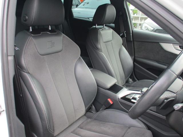 A4アバント 40TDIクワトロ Sライン 後期 バーチャルコックピット マトリクスLED 純正ナビ 全方位カメラ アンビエントライト ACC パワーテールゲート シーケンシャルウィンカー 前後ドラレコ ハーフレザーシート ランバーサポート(11枚目)