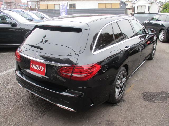 Ｃクラスステーションワゴン Ｃ２２０ｄ　ワゴンアバンギャルド　ＡＭＧライン　ディーゼルターボ　レザーエクスクルーシブパッケージ　赤革シート　Ｂｕｒｍｅｓｔｅｒ　レーダーセーフ　ワイドナビＴＶ　バックモニター　シートヒーター　純正ナビ　地デジ　パワーシート　　パワーバックドア（6枚目）