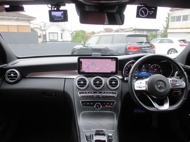 Ｃクラスステーションワゴン Ｃ２２０ｄ　ワゴンアバンギャルド　ＡＭＧライン　ディーゼルターボ　レザーエクスクルーシブパッケージ　赤革シート　Ｂｕｒｍｅｓｔｅｒ　レーダーセーフ　ワイドナビＴＶ　バックモニター　シートヒーター　純正ナビ　地デジ　パワーシート　　パワーバックドア（9枚目）
