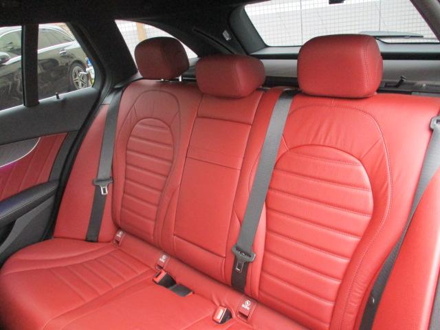 Ｃクラスステーションワゴン Ｃ２２０ｄ　ワゴンアバンギャルド　ＡＭＧライン　ディーゼルターボ　レザーエクスクルーシブパッケージ　赤革シート　Ｂｕｒｍｅｓｔｅｒ　レーダーセーフ　ワイドナビＴＶ　バックモニター　シートヒーター　純正ナビ　地デジ　パワーシート　　パワーバックドア（14枚目）