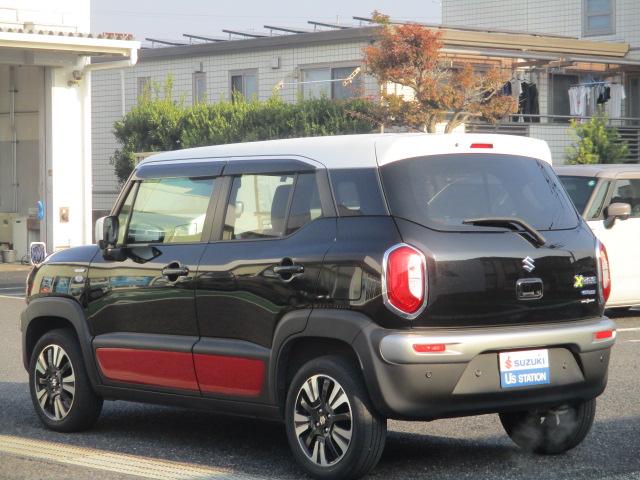 クロスビー ＨＹＢＲＩＤ　ＭＶ　３型　全方位カメラ付ナビ　ワンオーナー車　Ｂｌｕｅｔｏｏｔｈ機能対応　フロアマット　ドアバイザー　前後衝突被害軽減ブレーキ　電動格納ドアミラー　スマートキー　アダプティブクルーズコントロール　運転席・助手席シートヒーター　フルフラットシート（4枚目）