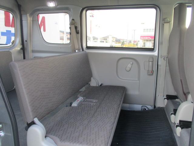 エブリイ ＰＡ　６型　前後衝突被害軽減ブレーキ　フロアマット　禁煙車　ハイルーフ　メンテナンスノート　取扱説明書　ディーラー保証付　ＦＭ／ＡＭラジオ　両側スライドドア　オートライト　リヤパーキングセンサー　スペアキー　エアコン・パワステ　シルキーシルバーメタリック（21枚目）