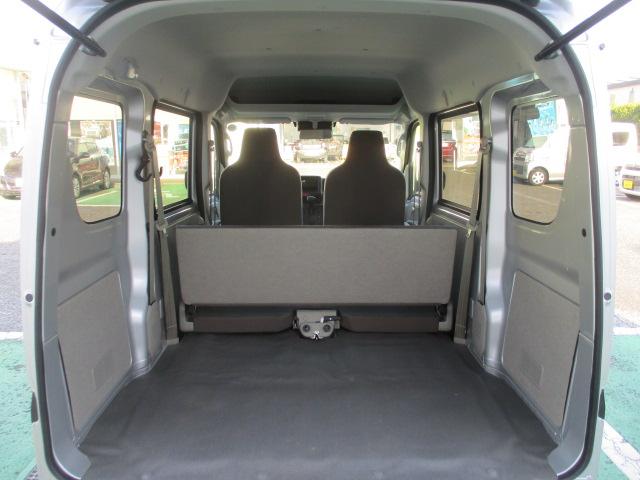 エブリイ ＰＡ　６型　前後衝突被害軽減ブレーキ　フロアマット　禁煙車　ハイルーフ　メンテナンスノート　取扱説明書　ディーラー保証付　ＦＭ／ＡＭラジオ　両側スライドドア　オートライト　リヤパーキングセンサー　スペアキー　エアコン・パワステ　シルキーシルバーメタリック（22枚目）