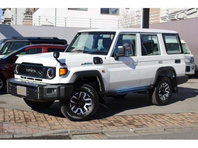 ランドクルーザー70 AX ジャオスフロントバンパーガーニッシュ・キーレス・ETC・クルコン・純正16AW・デフロック(2枚目)