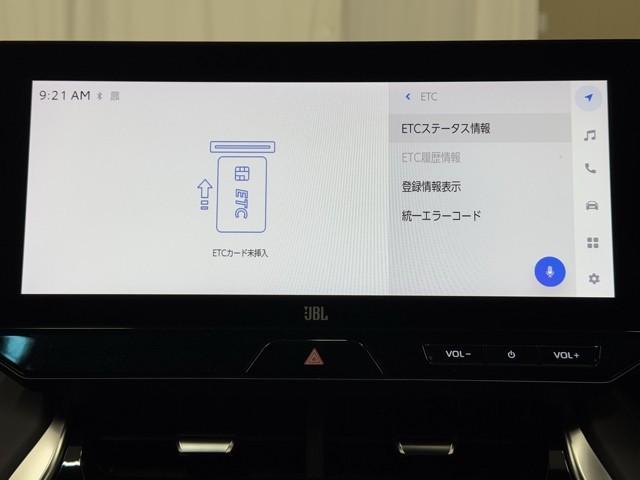 ナビ画面に連動したＥＴＣを装備しています。　過去に利用した利用料金も一目で分かって、とっても便利です。　ＥＴＣの抜き忘れ、挿し忘れも警告してくれるので安心ですね。