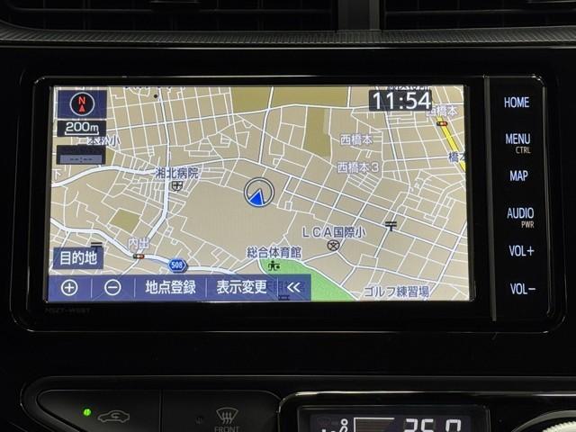 アクア Sスタイルブラック AUX端子 ECOモード 記録簿あり バックモニタ- 地デジフルセグ ナビTV イモビライザー LEDライト スマートキープッシュスタート アルミホイール ETC付き Wエアバッグ キーフリ ABS(5枚目)
