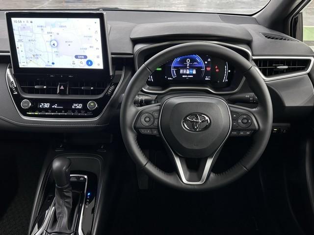 カローラスポーツ ハイブリッドG ワンオーナー車 オートエアコン クルーズコントロール 盗難防止システム LEDヘッドライト バックモニター スマートキー アイドリングストップ キーレス ETC フルセグ ドラレコ 横滑り防止装置(4枚目)