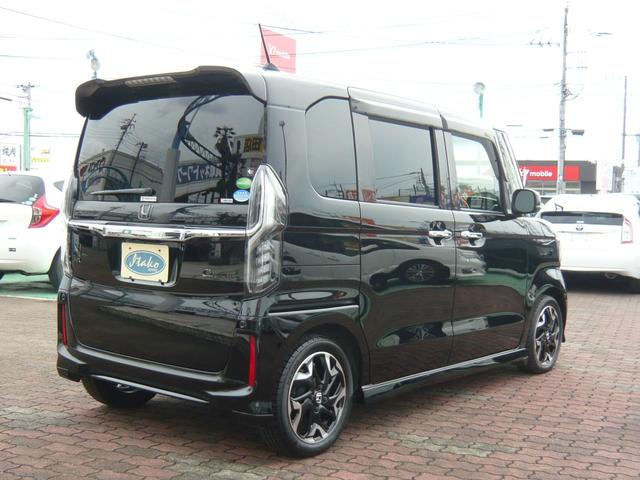 Ｎ－ＢＯＸカスタム Ｇ・Ｌターボホンダセンシング　衝突被害軽減ブレーキ　横滑り防止装置　ナビ　ワンセグＴＶ　バックカメラ　両側電動スライドドア　ＥＴＣ　クルーズコントロール　オートライト　スマートキー（2枚目）