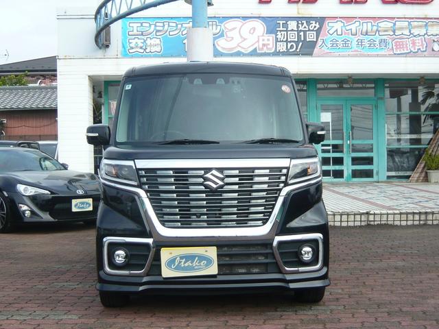 スペーシアカスタム ハイブリッドＸＳ　衝突被害軽減ブレーキ　横滑り防止装置　全方位カメラ　両側電動スライドドア　前後ドライブレコーダー　ナビ　フルセグＴＶ　ＣＤ　ＤＶＤ　ブルートゥース　ＥＴＣ　スマートキー　シートヒーター（18枚目）