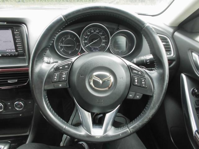 アテンザワゴン XD Lパッケージ 純ナビ地デジ バックカメラ ETC HIDライト 黒革シート 左右シートヒーター 左右パワーシート スマートキー バリ山タイヤ パドルシフト クルーズコントロール レーンアシスト 衝突被害軽減システム(16枚目)