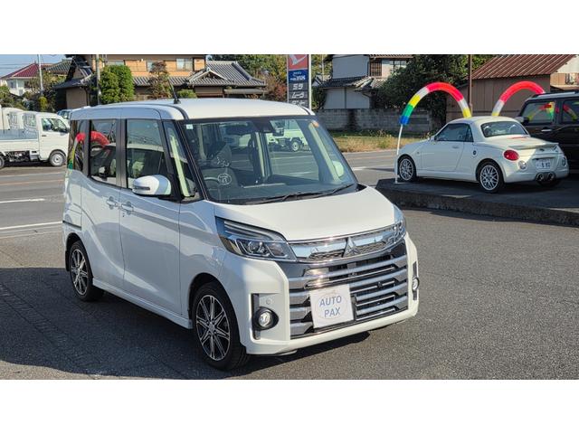 eKスペースカスタム カスタムT セーフティパッケージ 社外ナビTV アラウンドビューモニター 両側パワースライドドア シートヒーター クルーズコントロール FCM 純正AW LED(2枚目)