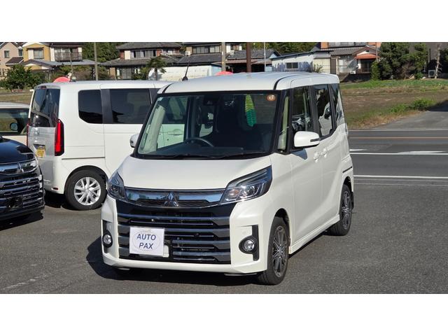 eKスペースカスタム カスタムT セーフティパッケージ 社外ナビTV アラウンドビューモニター 両側パワースライドドア シートヒーター クルーズコントロール FCM 純正AW LED(5枚目)