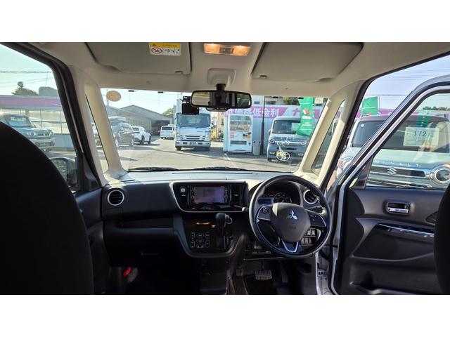 eKスペースカスタム カスタムT セーフティパッケージ 社外ナビTV アラウンドビューモニター 両側パワースライドドア シートヒーター クルーズコントロール FCM 純正AW LED(8枚目)