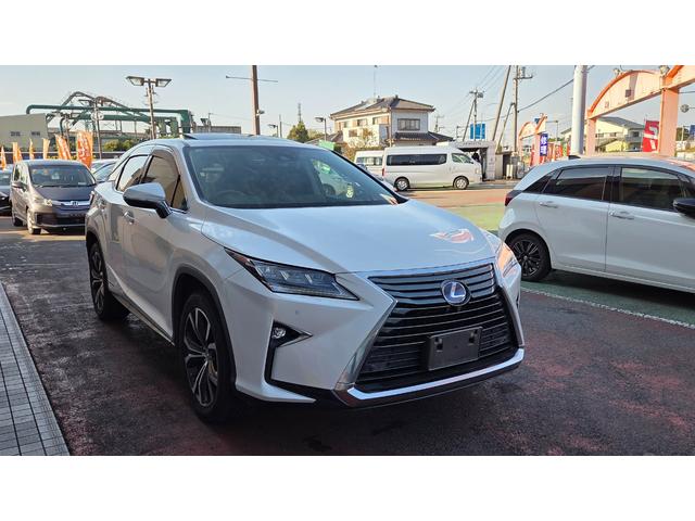 ＲＸ ＲＸ４５０ｈ　バージョンＬ　４ＷＤ　サンルーフ　純正ナビＴＶ　アラウンドビューモニター　レザーシート　全席シートヒーター　シートベンチュレーション　パワーバックドア　ＥＴＣ２．０　ドラレコ　ステアリングヒーター　クルコン（2枚目）