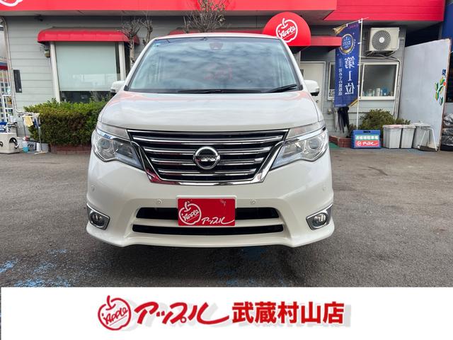 セレナ ハイウェイスター Vセレ+セーフティ SHV Aセフ タイヤ新品 アラウンドビューモニター 両側パワースライドドア 純正ナビフルセグTV リアフリップダウンモニター ETC Bluetooth ワンオーナー禁煙車 インテリキー2個有(2枚目)