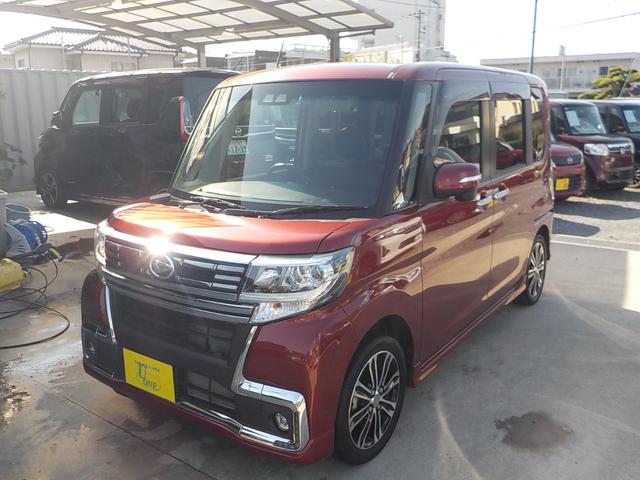 タント カスタムRS トップエディションSAIII ナビ フルセグTV バックカメラ 衝突軽減ブレーキ アイドリングストップ 両側パワースライドドア スマキー シートヒーター ETC ドライブレコーダー ハーフレザーシート Bluetooth(10枚目)