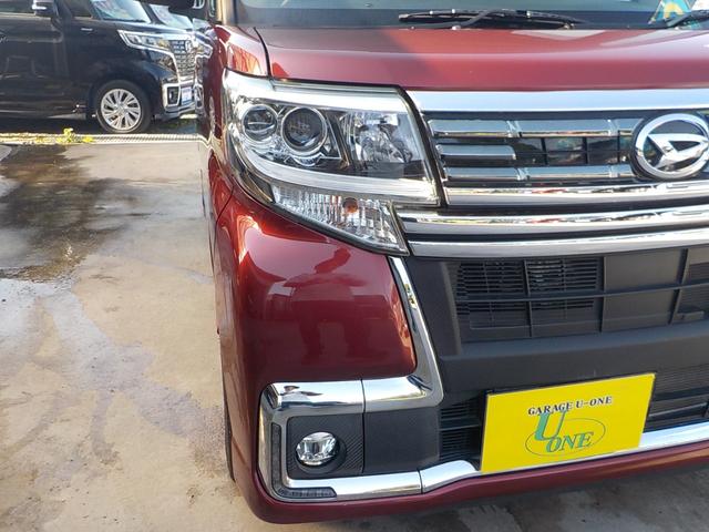 タント カスタムRS トップエディションSAIII ナビ フルセグTV バックカメラ 衝突軽減ブレーキ アイドリングストップ 両側パワースライドドア スマキー シートヒーター ETC ドライブレコーダー ハーフレザーシート Bluetooth(20枚目)