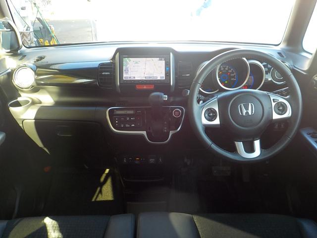 Ｎ－ＢＯＸカスタム Ｇ　ターボＳＳパッケージ　ナビ　ワンセグＴＶ　バックカメラ　衝突軽減ブレーキ　アイドリングストップ　両側パワースライドドア　スマキー　ハーフレザーシート　　Ｂｌｕｅｔｏｏｔｈ　ＥＴＣ　シートヒーター　ＨＩＤヘッドライト（25枚目）