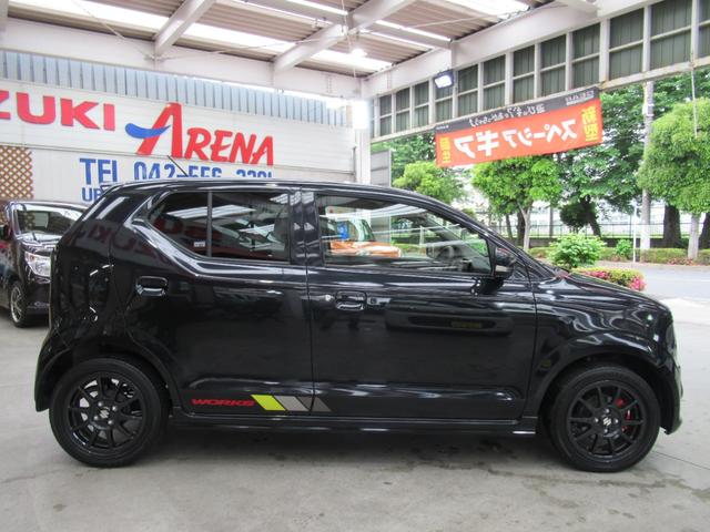 アルトワークス ベースグレード ベースグレード ディスプレイオーディオ ステアリングリモコン プッシュスタート バックカメラ(4枚目)