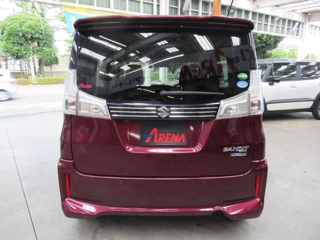 ソリオバンディット ハイブリッドMV ハイブリッドMV スズキセーフティサポート装着車 社外ナビ バックカメラ 両側パワースライドドア プッシュスタート アイドリングストップ ワンオーナー シートヒーター ETC(3枚目)